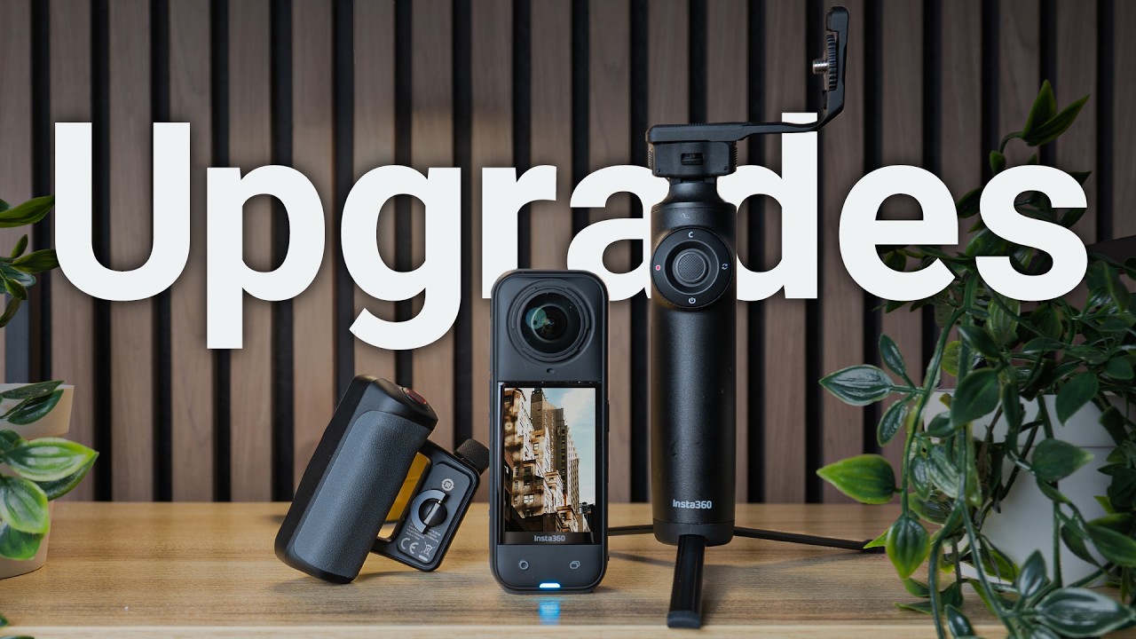 Обновления для Insta360 X5. Селфи-палка для кадрирования и рукоятка для фотосъемки.