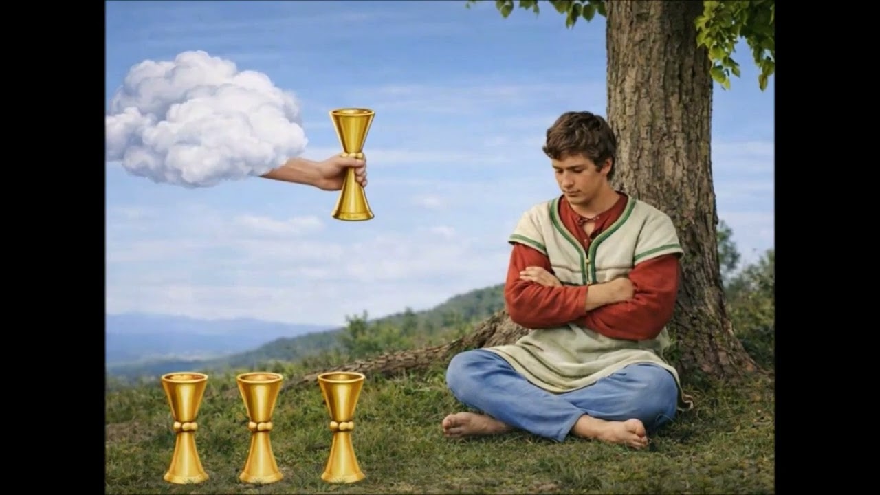 ✨ Quatro de Copas — Quando a Alma Pede Atenção ao Que Está Sendo Ignorado ✨