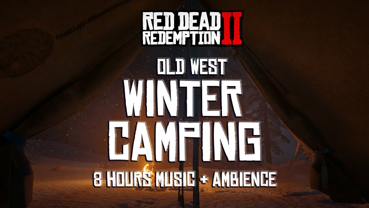 Wild West Winter Camping | Red Dead Redemption II Music and Ambience