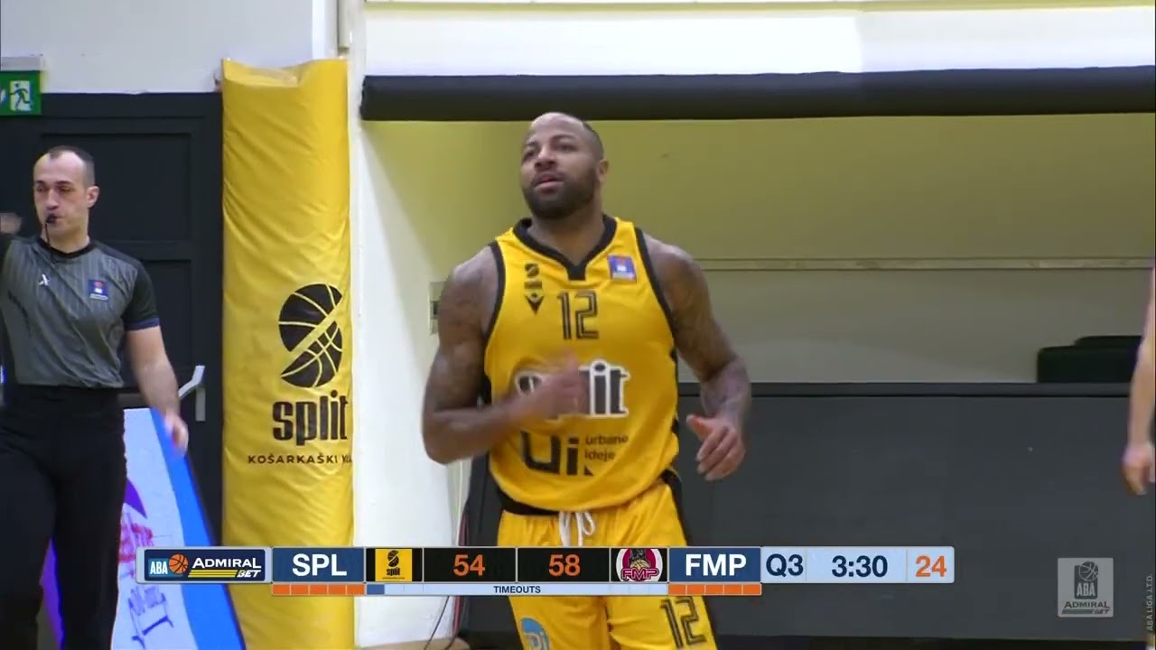 AdmiralBet ABA League 2022/23 highlights, Round 16: Split &ndash; FMP Meridian (20.1.2023)