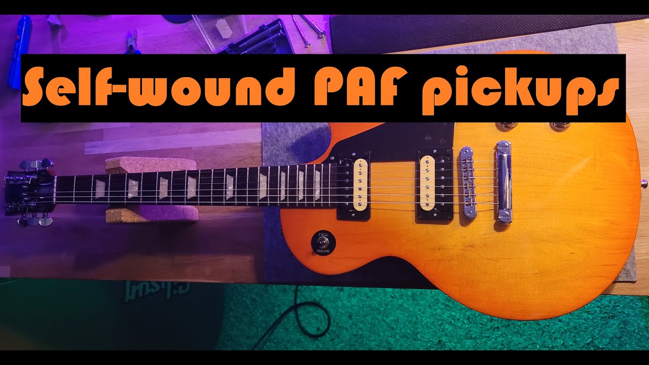 My hand wound PAF pickups vs Gibson 490R 498T
