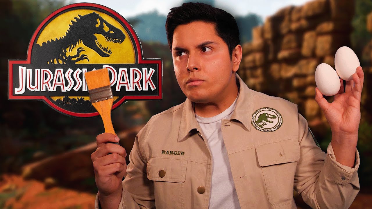 ASMR | Jurassic World Archeologist Fossil Tour | Soft Spoken, Cracking, Brushing