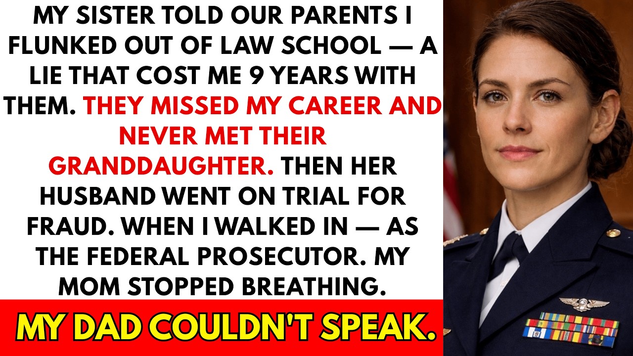 My Sister Told Our Parents I Flunked Out of Law School — Until They Watched Me Prosecute Her Hus...