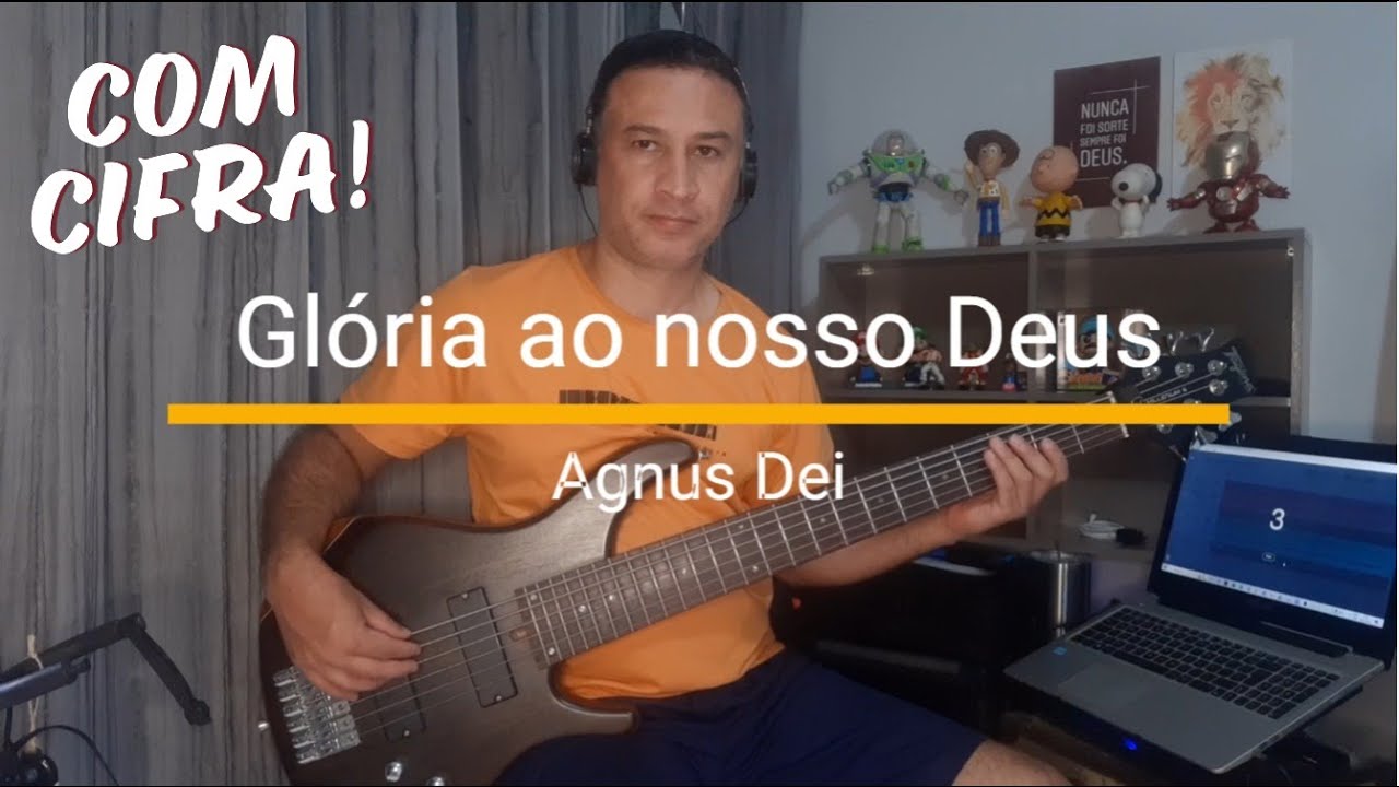 Glória ao nosso Deus - Agnus Dei - Bass Play Cifrada - 
