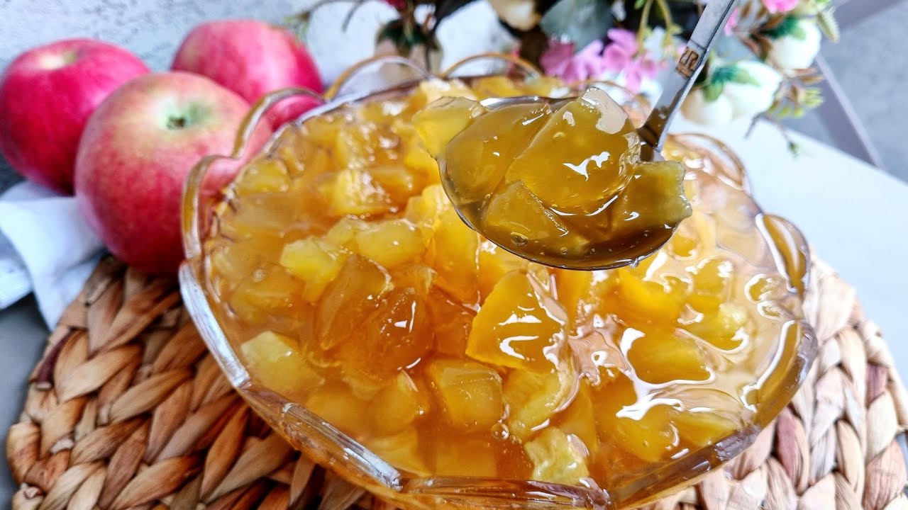 Sekreti i Reçelit të Mollës që tju mbetet ngjyra e artë  🍎🍏