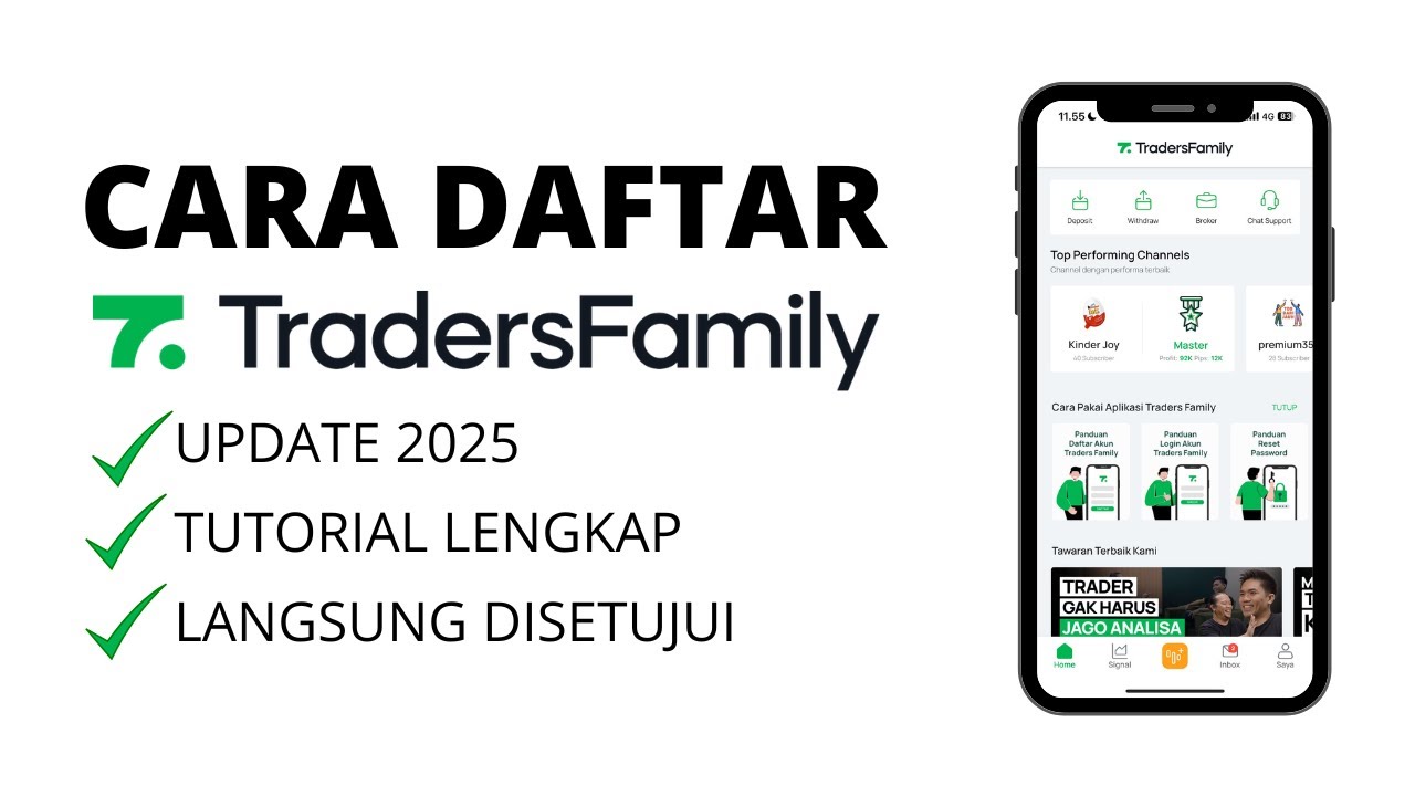 Sukses ! Cara Daftar Akun Di Traders Family Tahun 2025