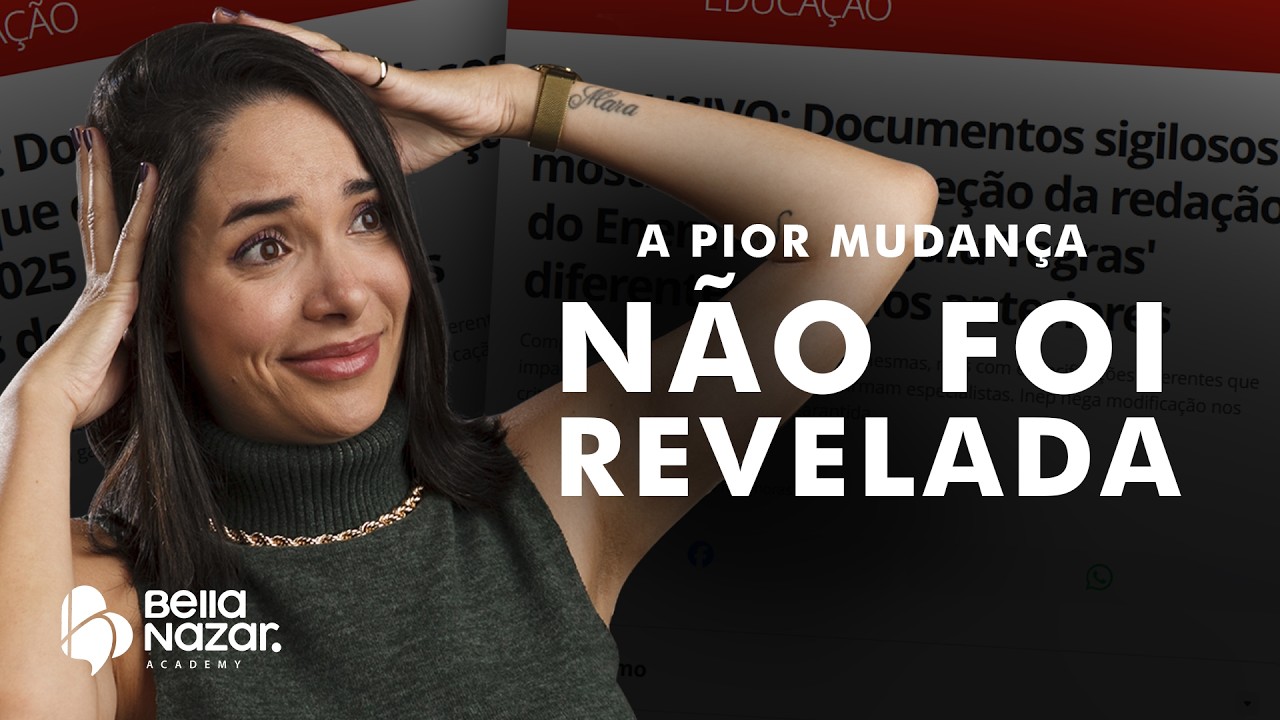 O G1 confirmou as mudanças na redação do ENEM, mas não todas.