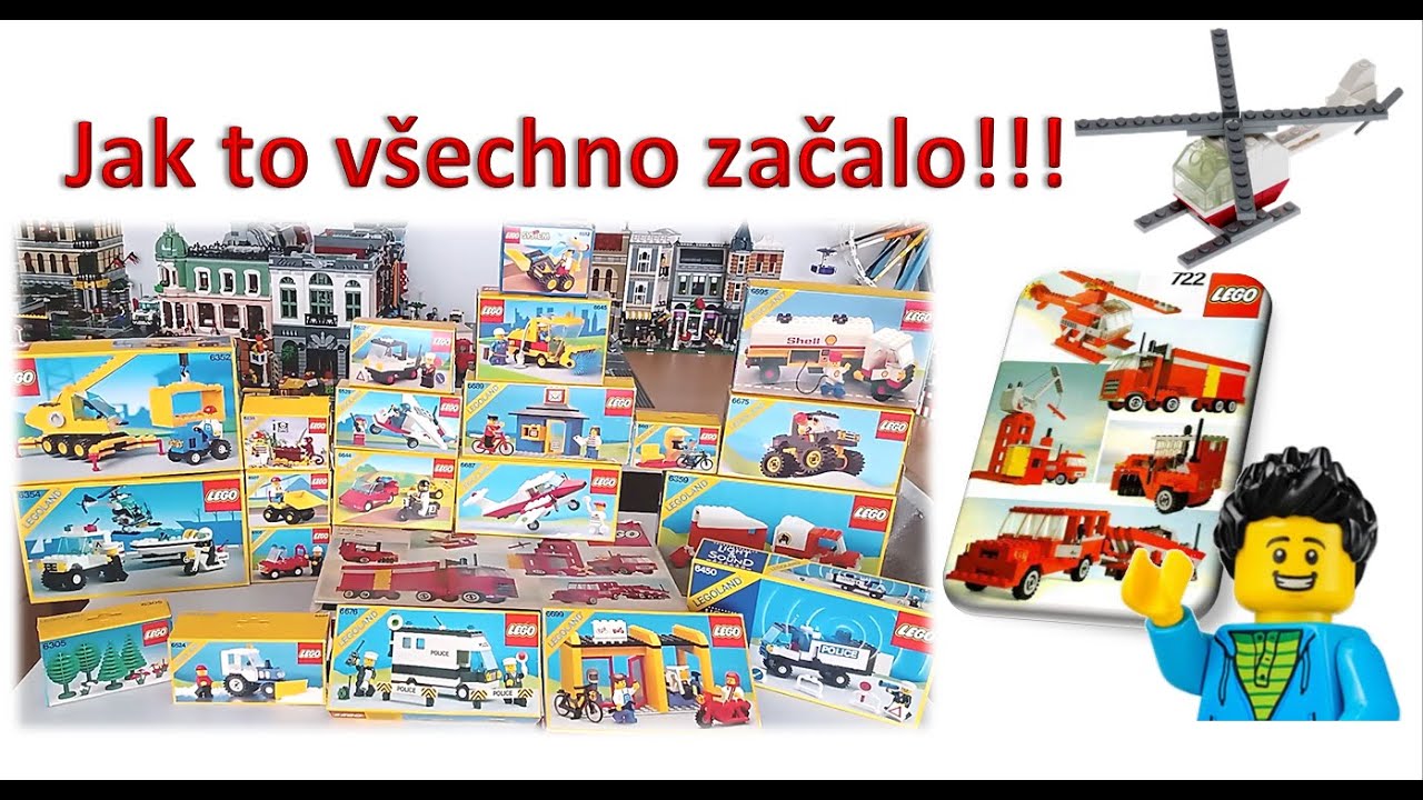 Jak to všechno začalo! Mé první LEGO a mnoho unikátních setů!!!