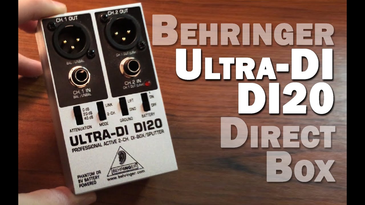 Behringer DI20 UTRA-DI Duel Direct Box Review