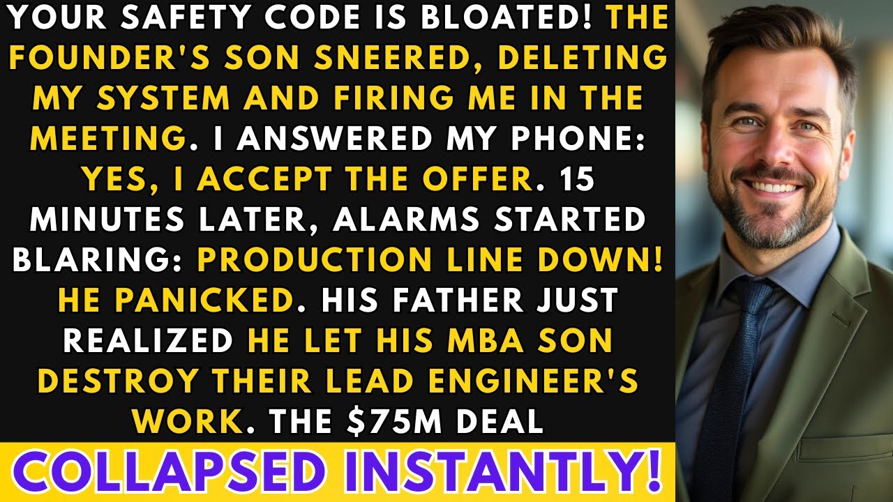 They Fired Me And Deleted My Code I Killed Their $75M Deal | Office Revenge