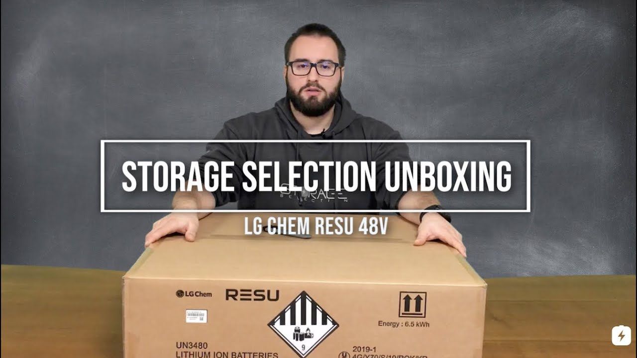 Storage Selection - Unboxing LG Chem RESU 48V