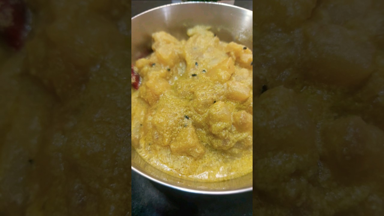 Aloo Peyaj Posto Recipe🤤Potato & Onion In Poppy Seeds Recipe😋 #shorts