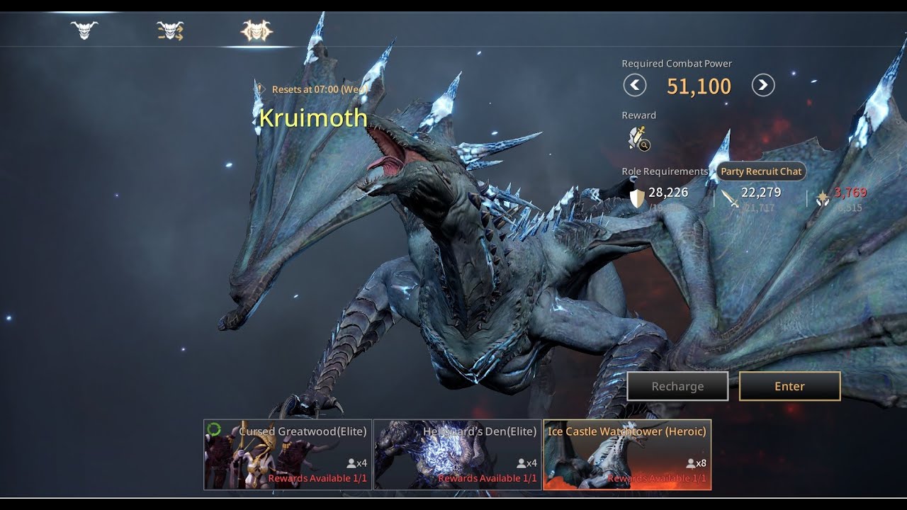 Traha Global - Ice Castle Watchtower (Kruimoth) Heroic 8 Man Raid