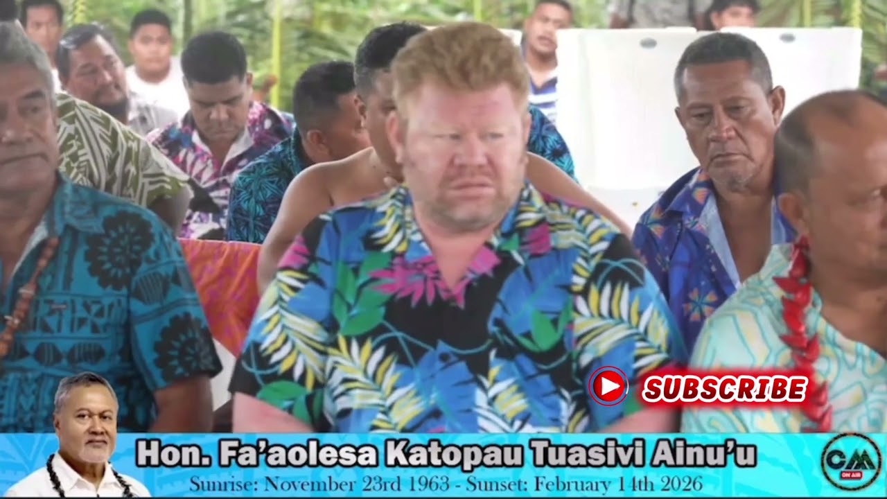 Faa’amamalu ele faletolu male vaigalelepa le kuua ole malo ele afioga le makua o Alosina.