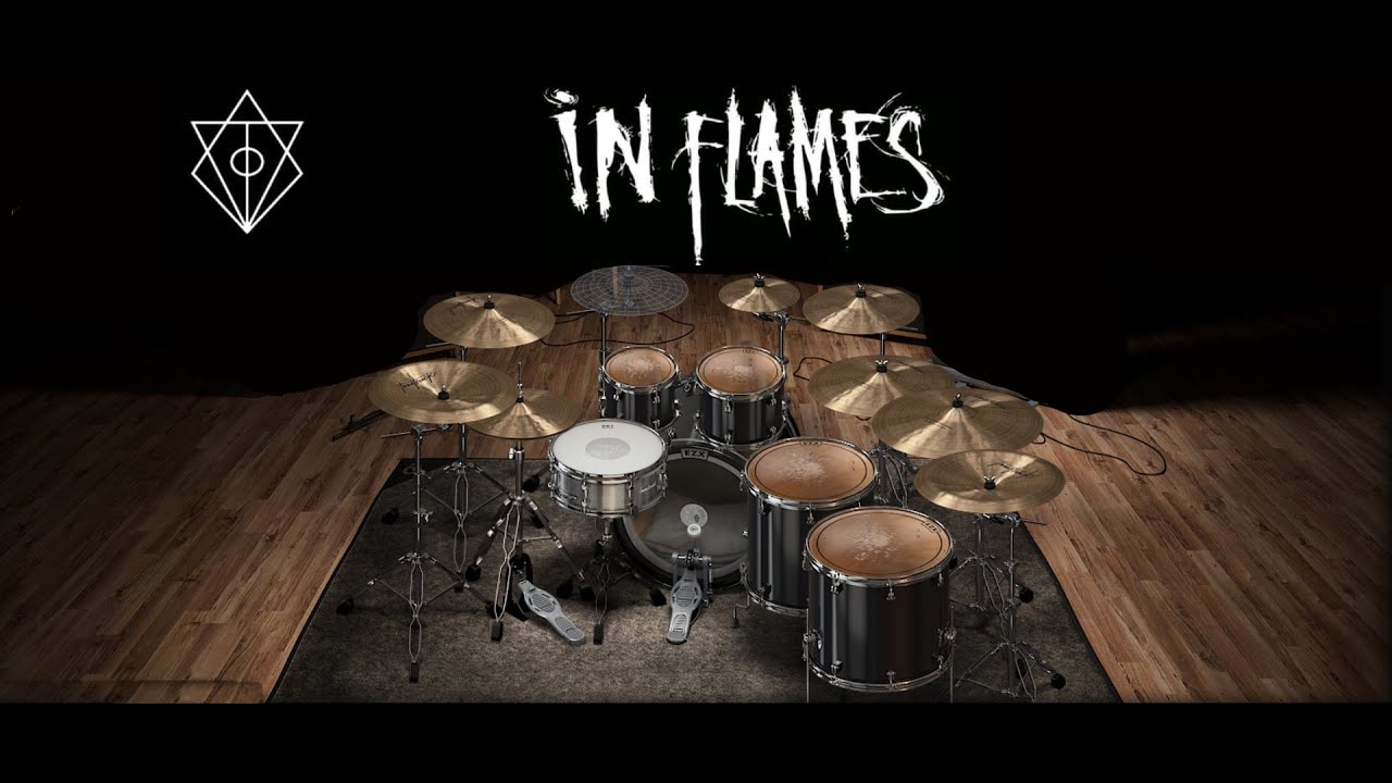 In Flames - My sweet shadow only drums midi backing track