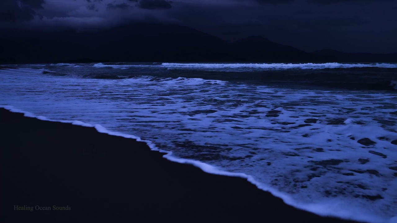 Instantly Fall Asleep in Under 1 Minutes with Ocean Sounds - Deep Sleep Journey - Calm Night Waves