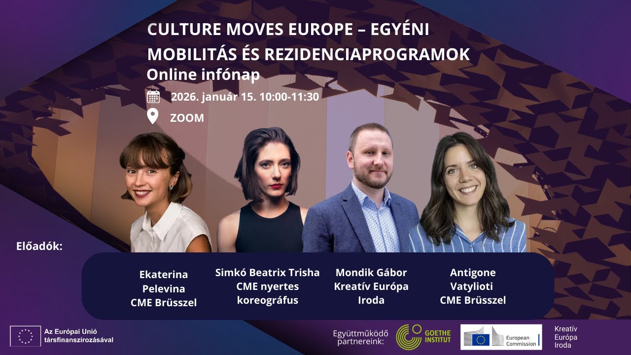 CME: Egyéni mobilitás & Rezidenciaprogramok infónap (magyar nyelvű felvétel)