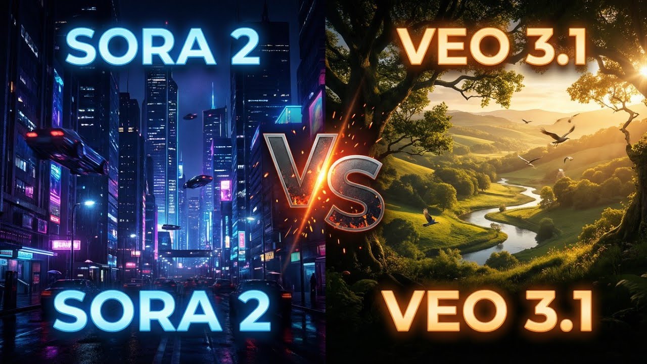 Viral/Clickbait: Sora 2 vs Veo 3.1: I Found a CLEAR Winner! 🏆 (AI Video Battle)