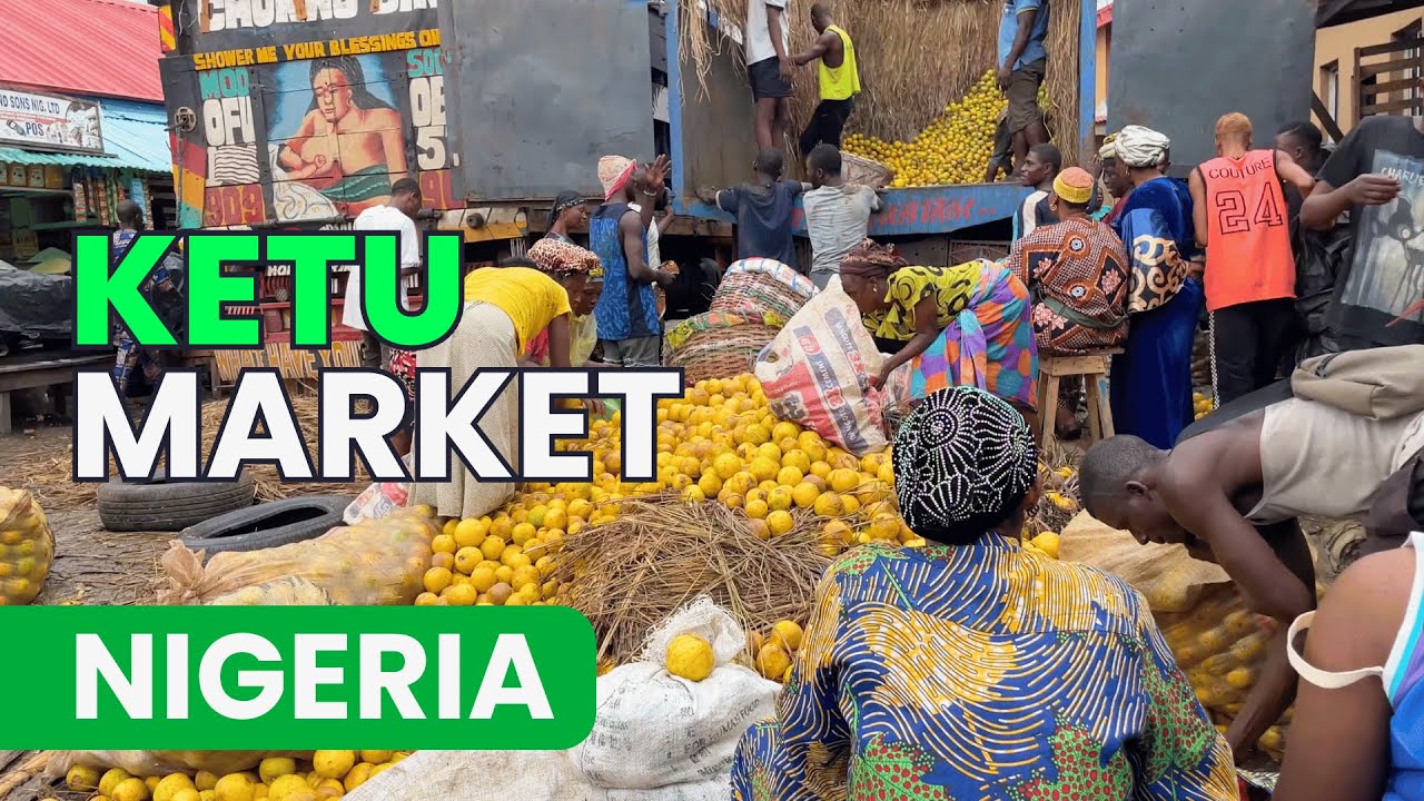 Let’s Walk Through Lagos: Lively Ketu Market Experience fruits 🍎  🥦