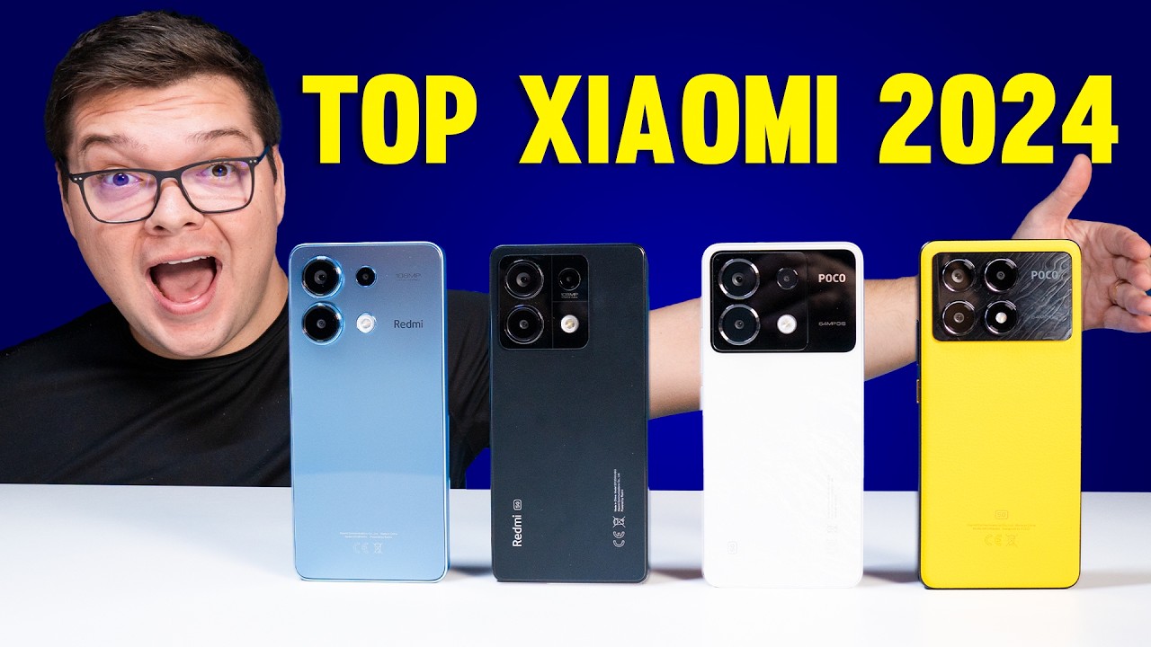 mudou! os MELHORES celulares da XIAOMI para COMPRAR fim de ANO!