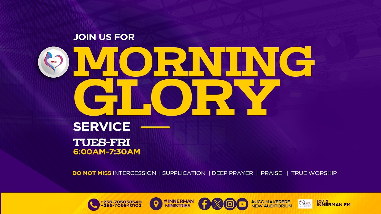 12.03.2026 || MORNING GLORY || LIVE @ UCC MAKERERE