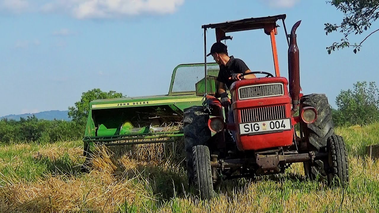 I am Baling Straw | Fiat 450H & John Deere 332