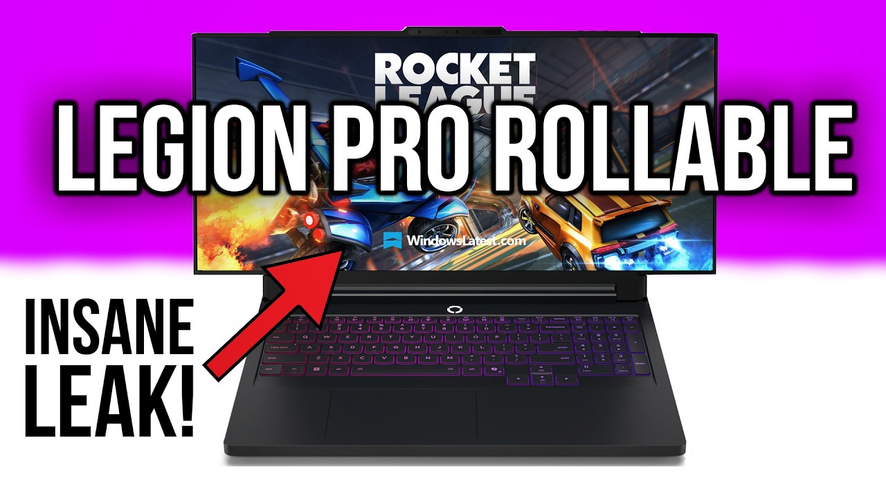 Legion Pro 2026 года с раскладывающимся OLED-дисплеем 21:9! Лучший игровой ноутбук 2026 года?