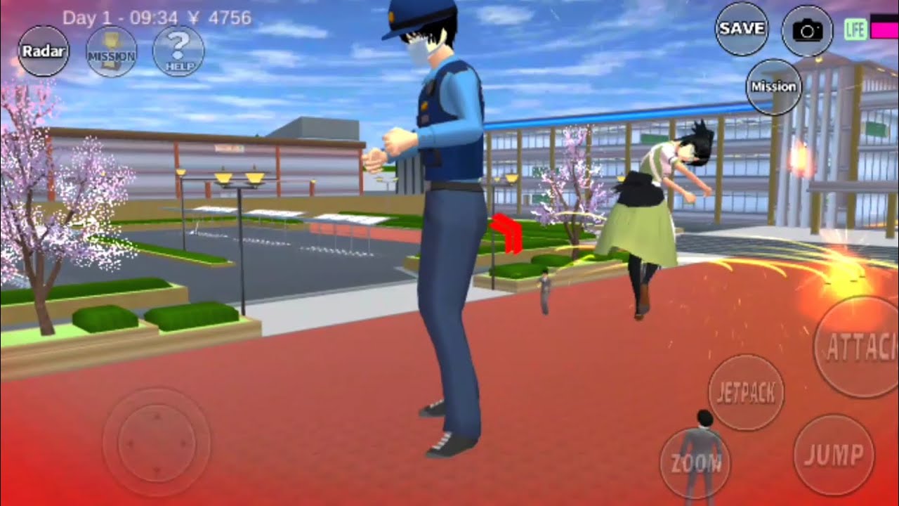 Police marah di sekolahan,police marah di sekolahan#sakuraschoolsimulator 