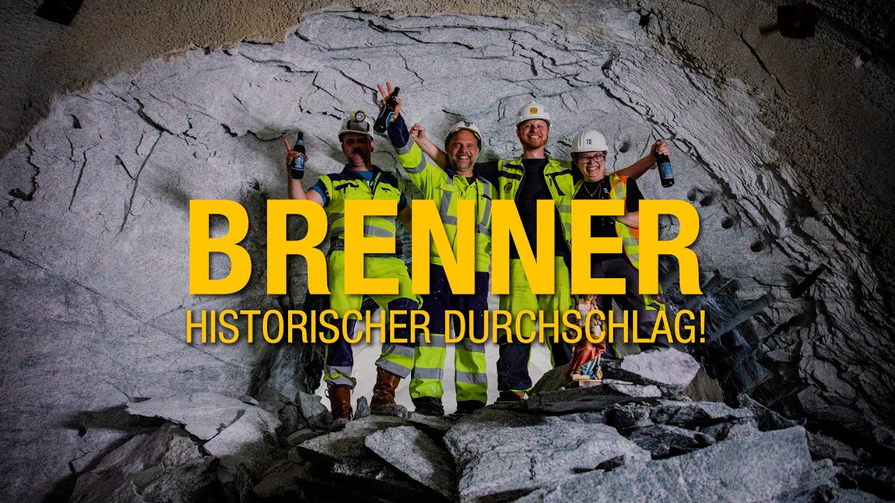 Historischer Durchschlag am Brenner