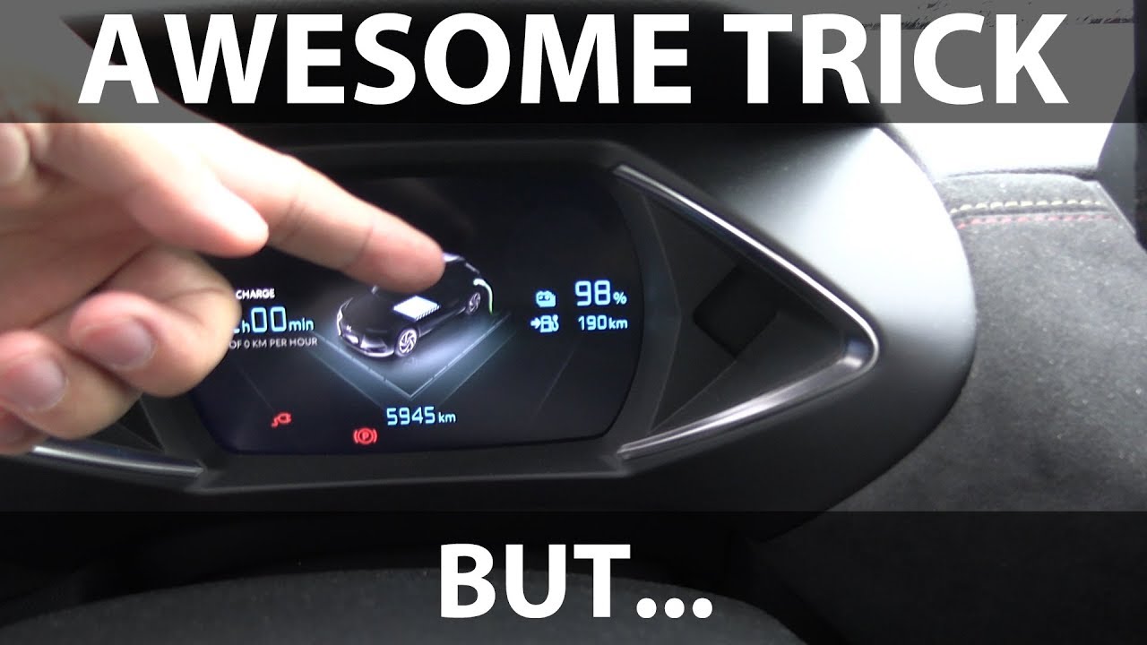 Trick to show SoC in e-208, DS 3, Corsa-e