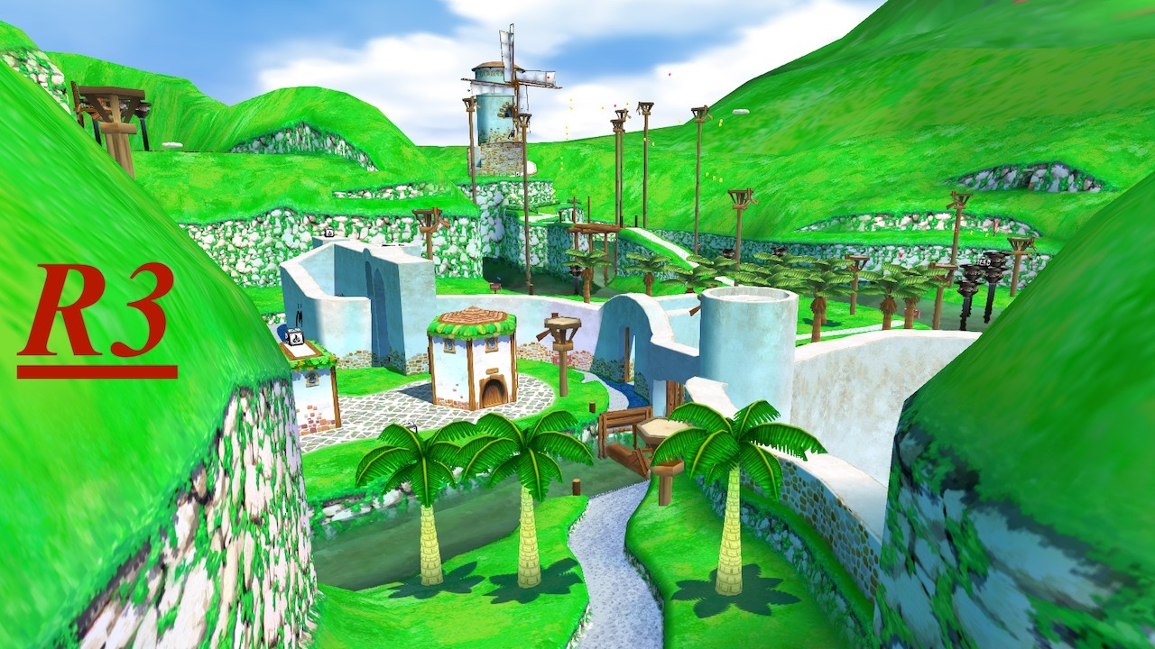 Super Mario Sunshine - Speedrunning Competition - Bianco Hills (1v1 R3)