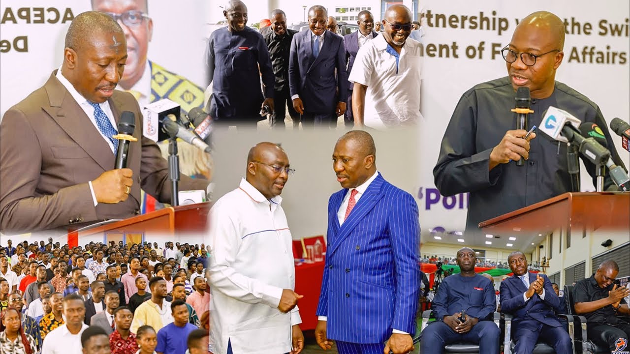 LIVE🔥Parliamentary Leaders Afenyo-Markin,Mahama Ayariga Convene Public Lecture on Centrism Policies