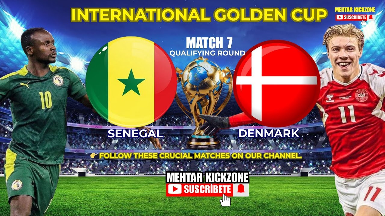 : Senegal vs Denmark – Golden Cup Qualifiers Thriller | Intense Football Battle (HD Gameplay)