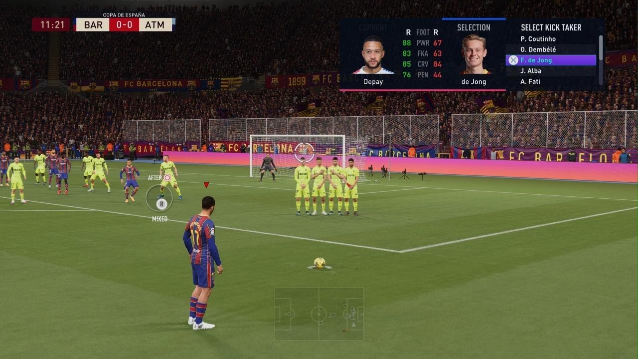 Coutinho Freekick goal/Fifa 21 PS5