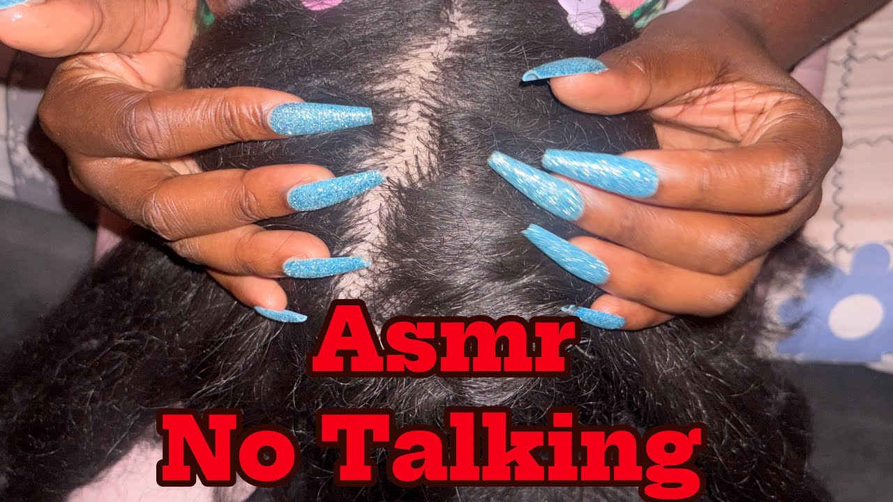 ASMR SCALP SCRATCHING | NO TALKING 