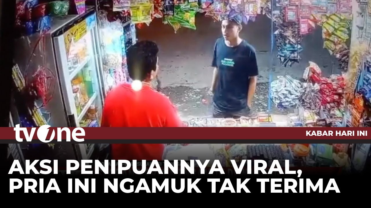 Pria Ngamuk di Warung Gegara Video Aksi Penipuannya Viral | Kabar Hari Ini tvOne