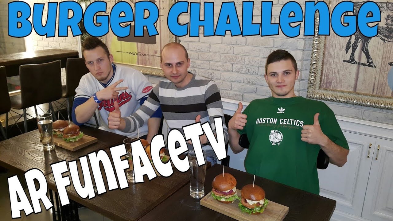 BURGER CHALLENGE KOPĀ AR FunFaceTv