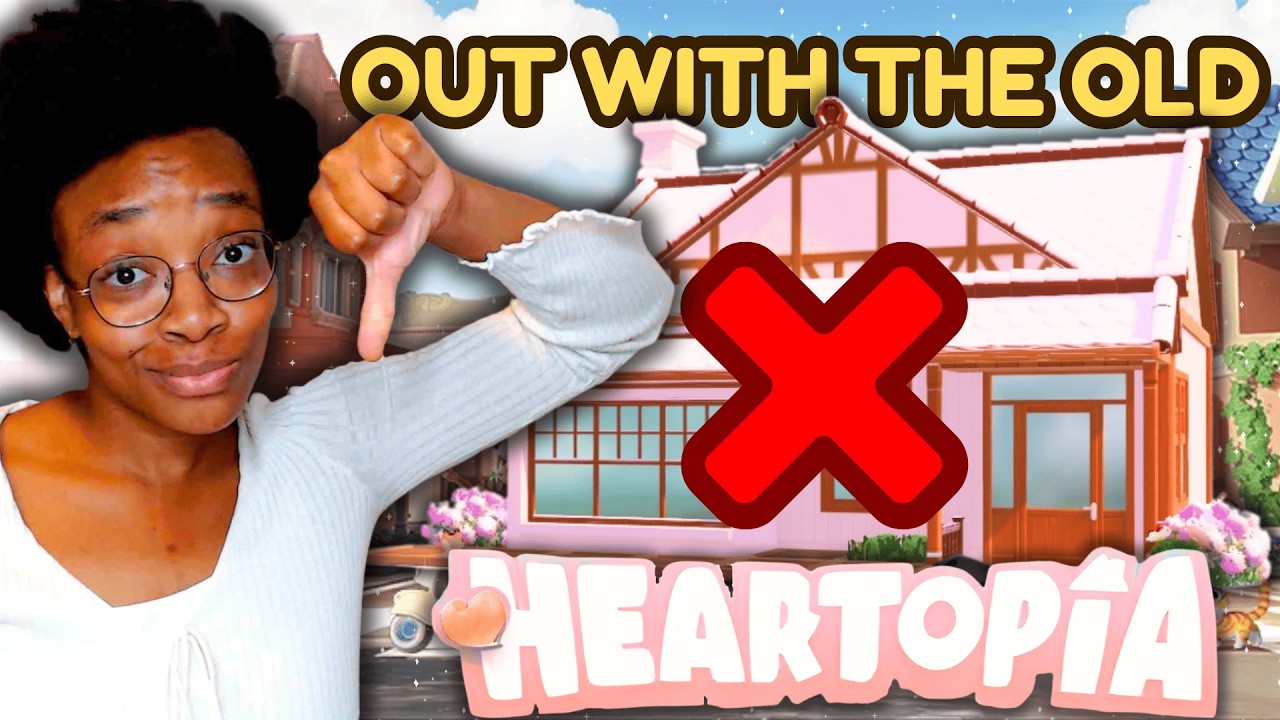Renovating my starter home build in Heartopia!
