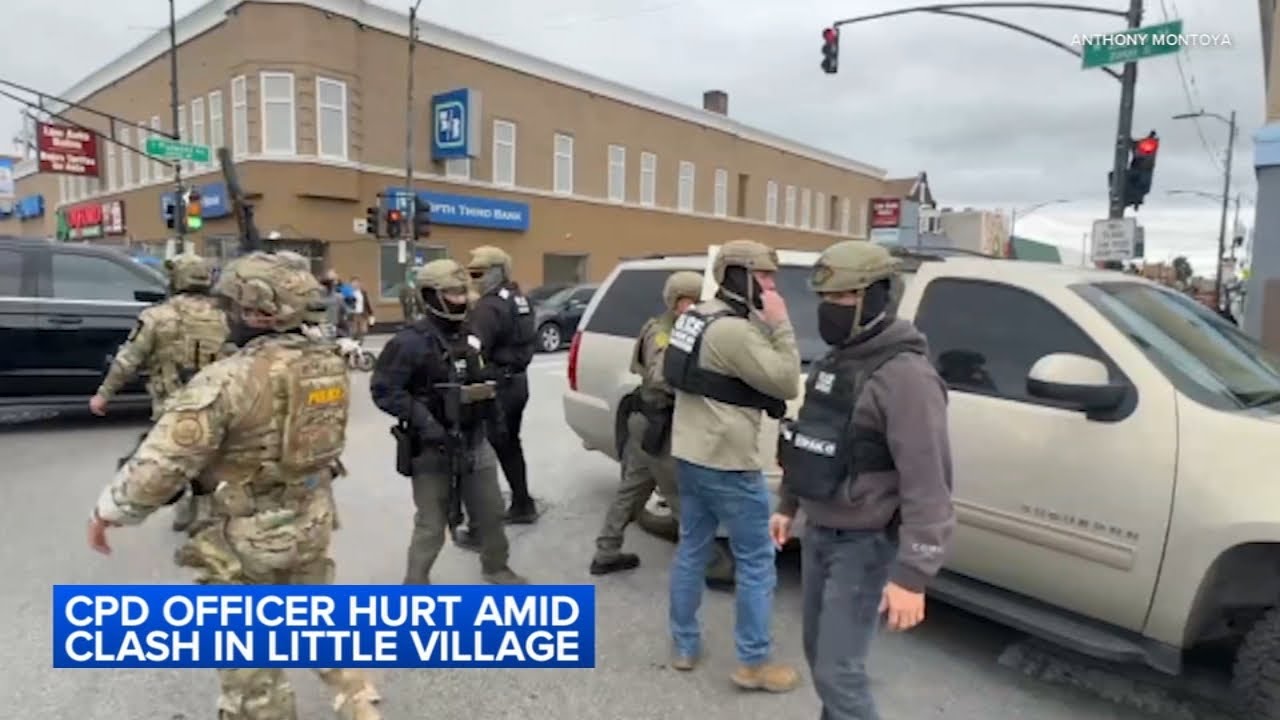 Shots fired at CBP agents on SW Side, DHS says; responding CPD officer accidentally hit by vehicle