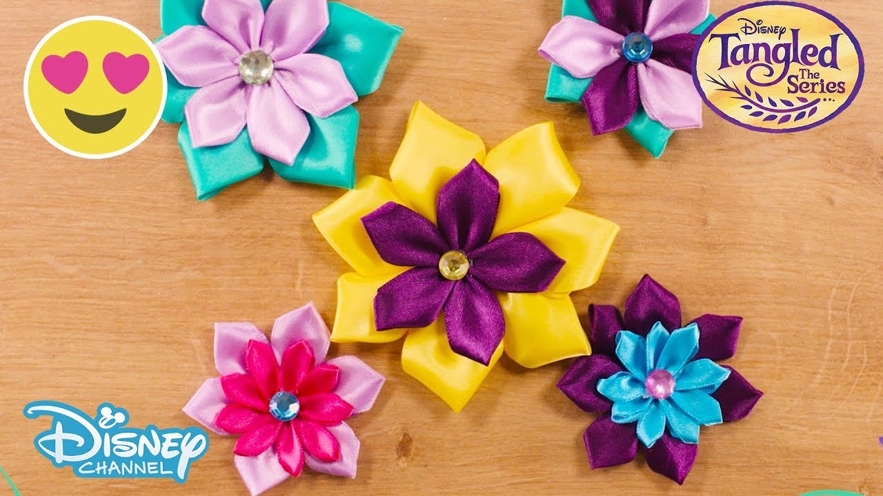 Tangled: The Series | Hair Accessory Tutorial 🌸 | Disney Channel UK