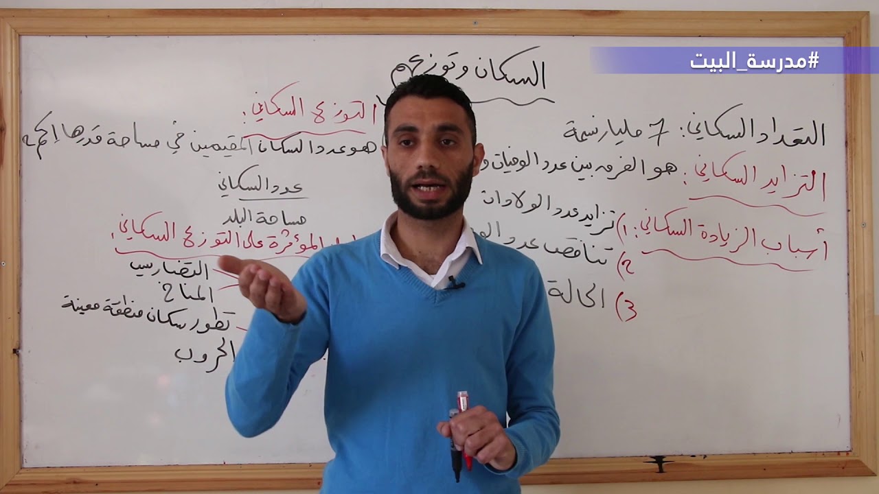 الصف 7    الجغرافيا    الوحدة 4    السكان وتوزعهم