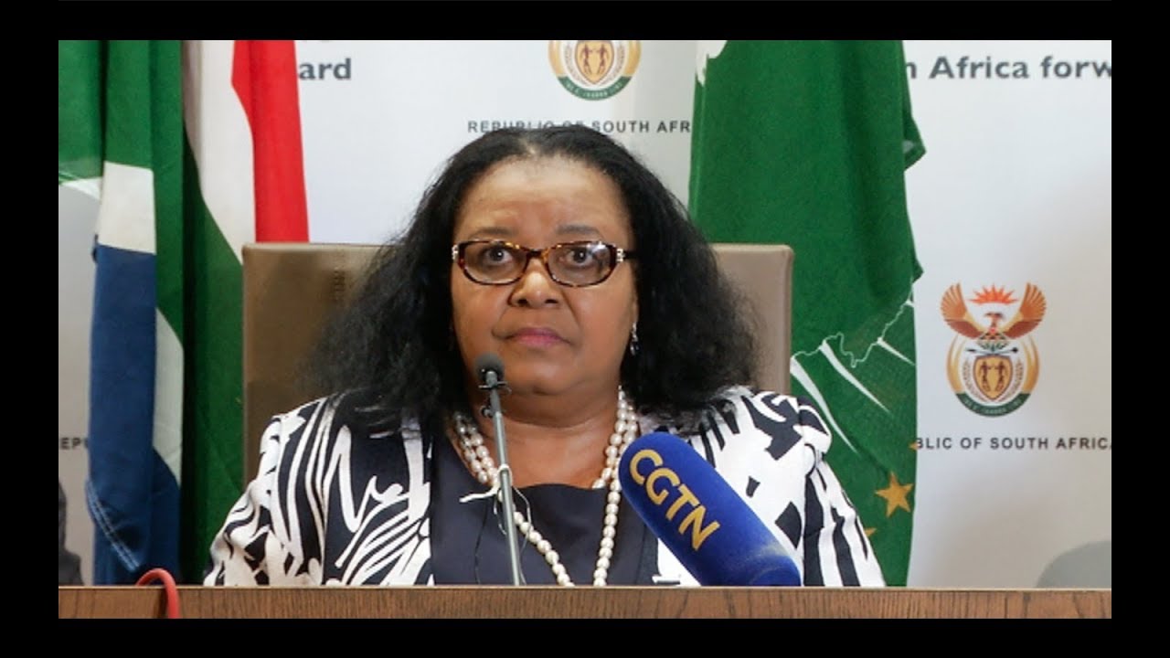 Minister Edna Molewa briefs media on fight against Rhino Poaching