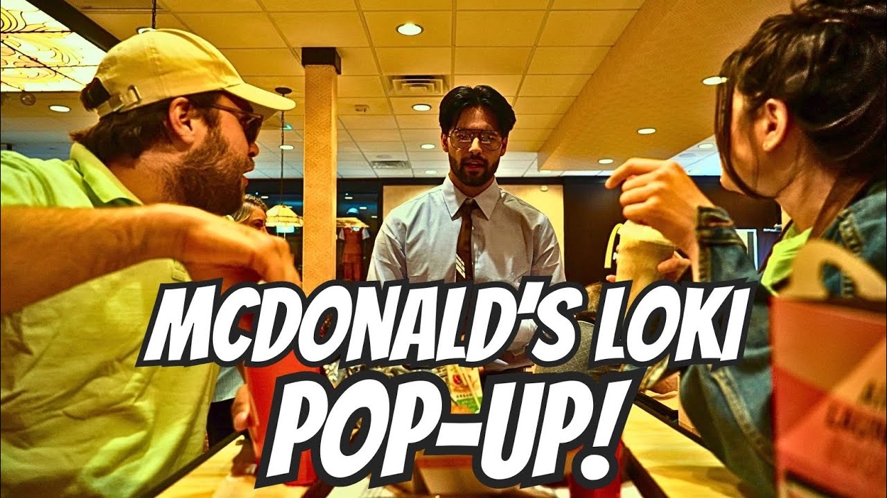 TIME TRAVEL WITH US! | @McDonalds x Loki Pop-Up