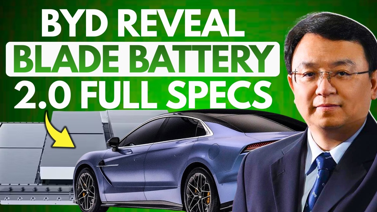 BYD&rsquo;s new Blade EV Battery 2.0 Gets 1,000+km EV range and 5 min charging