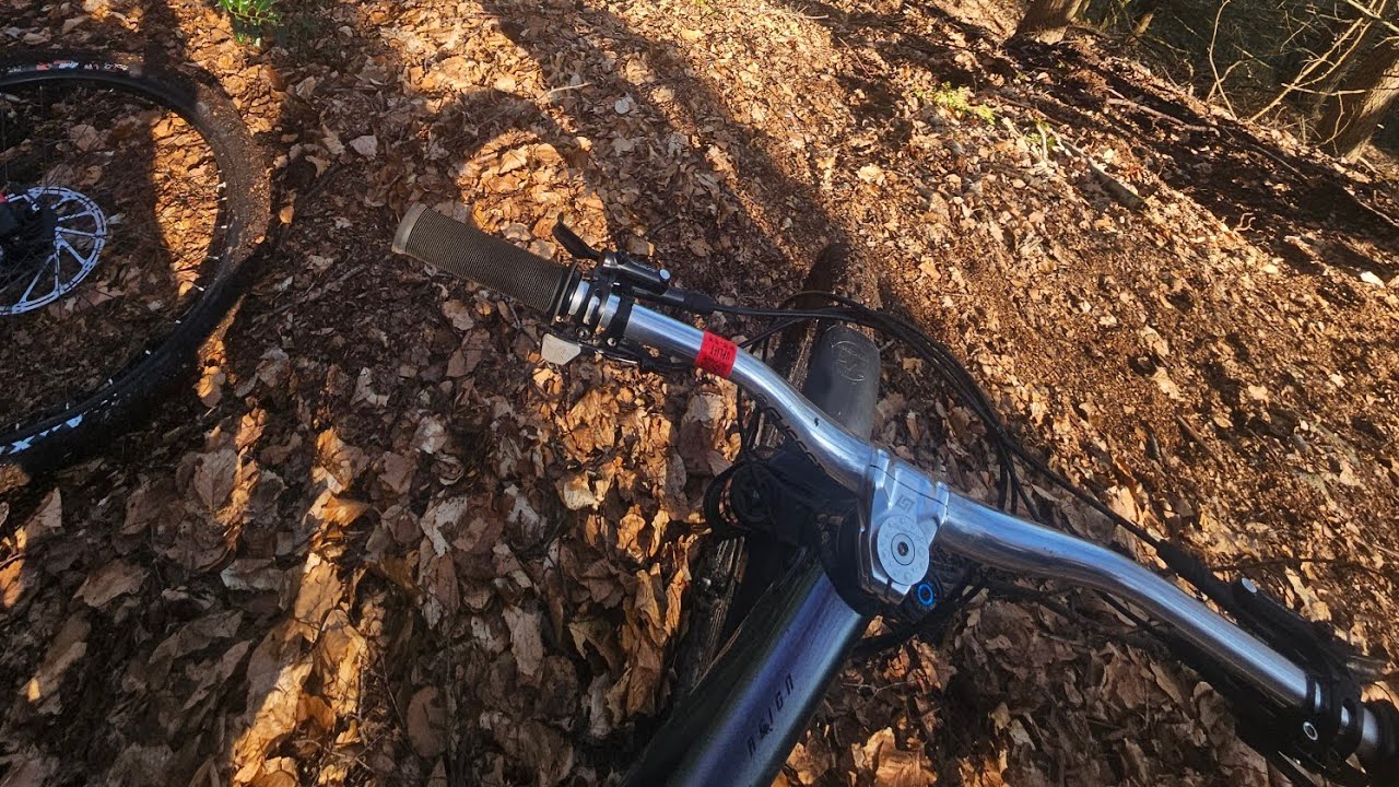 Riding my steep tech new tracks!!!!