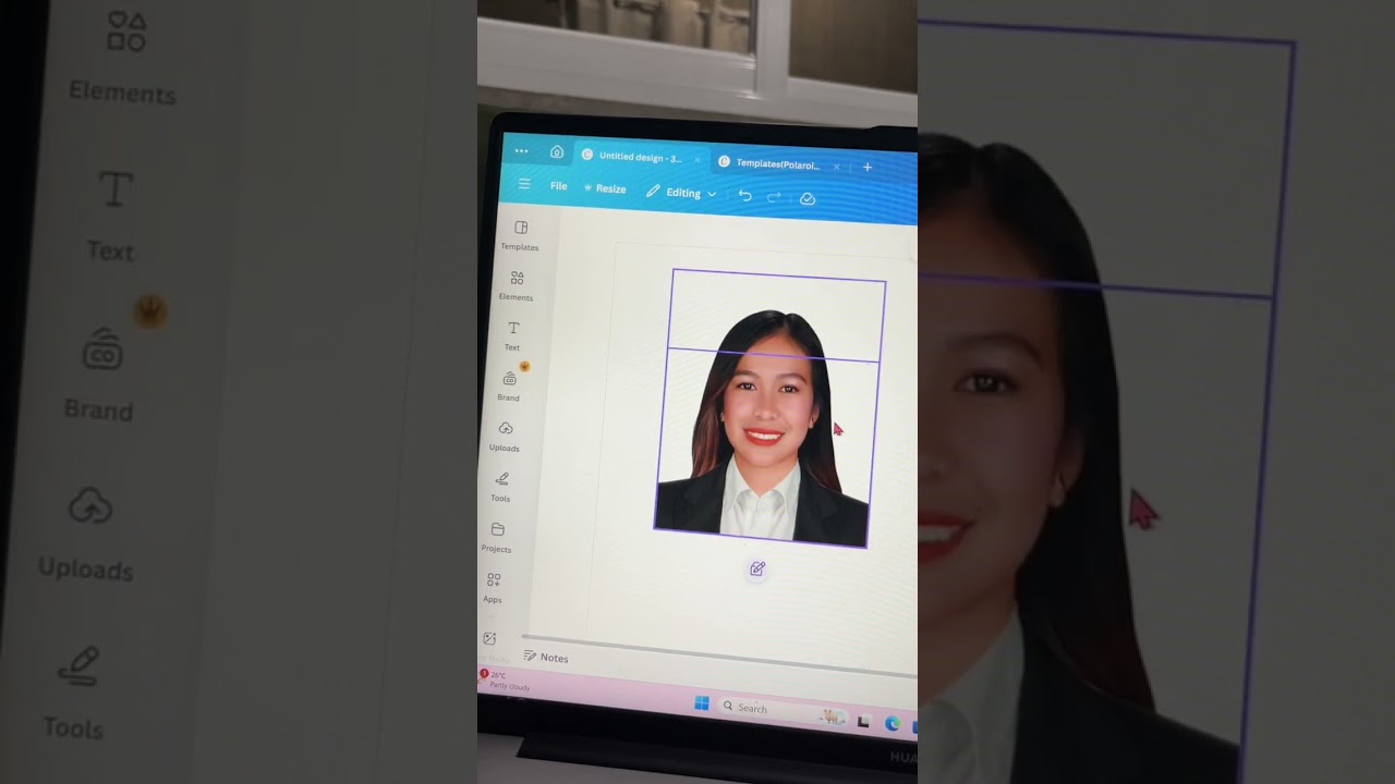 PAANO MAG-EDIT NG 2x2 at 1X1 ID PICTURE SET WITH FORMAL ATTIRE SA CANVA?
