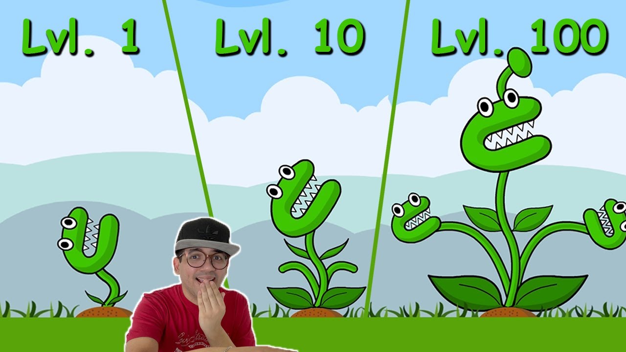 ALIMENTE A PLANTA CARNÍVORA COM INSETOS E FAÇA ELA EVOLUIR!!! - FLYTRAP (jogos de celular)