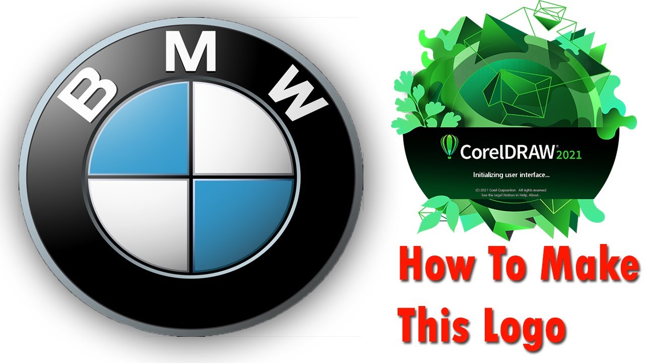 How to draw a BMW logo in CorelDraw 2021 | CorelDraw Tutorials | Vector Designing in Corel Draw 21
