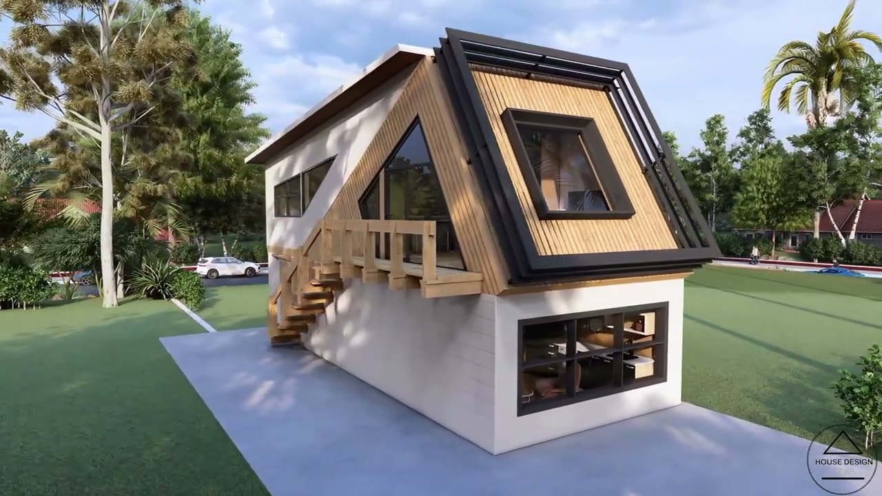 (4x11 Meters) Modern House Design | 1 Bedroom House Tour