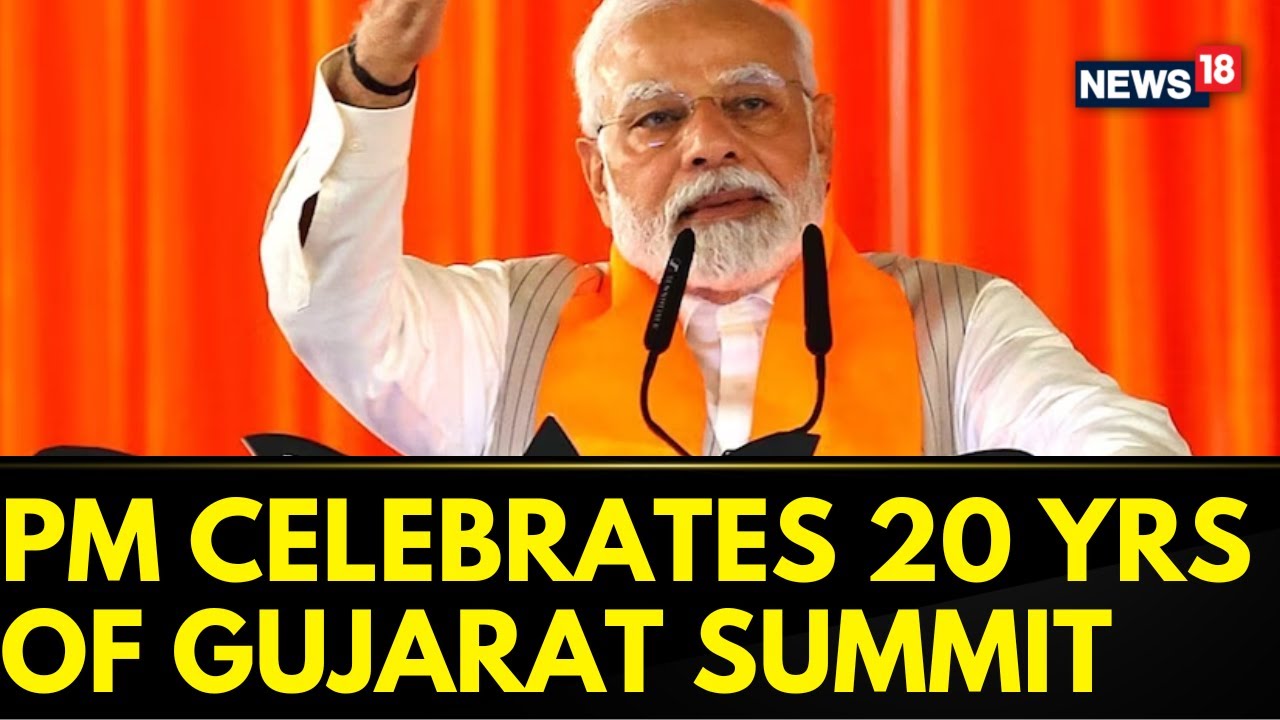 PM Narendra Modi Celebrates 20 years Of Vibrant Gujarat Global Summit 2023 | Modi News | News18